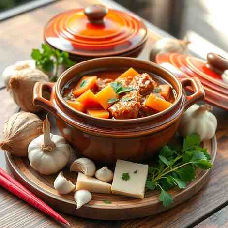 Easy One-Pot Taro Stew - Make a Recipe from These Ingredients
